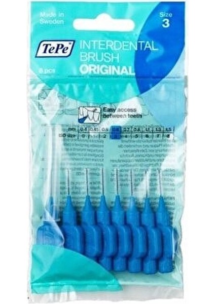 0.6 mm Mavi Ara Yüz Fırçsı 8 Li 7317400002149