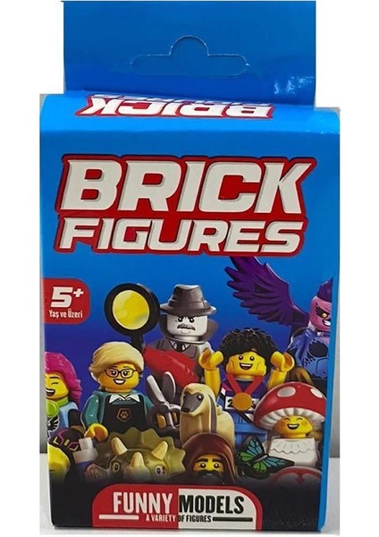 Brick Süper Mini Figür 1 Adet LEGO Uyumlu Sürpriz Figür modelleri