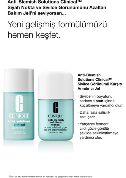 Anti Blemish Clinical™ Sivilce Görünümü Azaltan Bakım Jeli 20ML