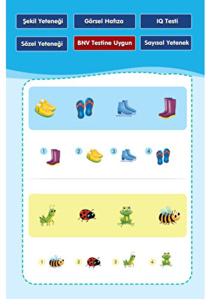 Çek Kopar Bilsem Sınavı Hazırlık Zeka Açan Sorular 2'li Setle Bilişsel Beceri Gelişimi fırsatları