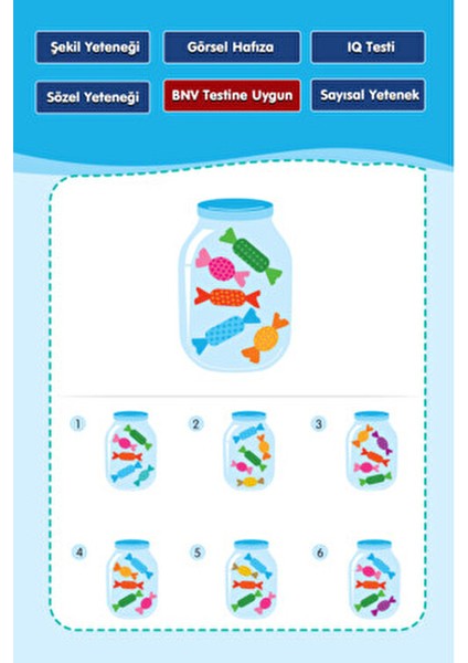 Çek Kopar Bilsem Sınavı Hazırlık Zeka Açan Sorular 2'li Setle Bilişsel Beceri Gelişimi