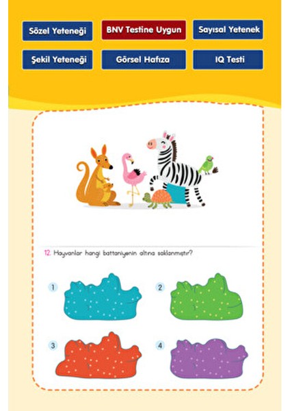 Çek Kopar Bilsem Sınavı Hazırlık Zeka Açan Sorular 2'li Setle Bilişsel Beceri Gelişimi