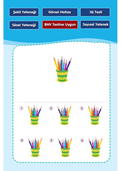 Çek Kopar Bilsem Sınavı Hazırlık Zeka Açan Sorular 2'li Setle Bilişsel Beceri Gelişimi