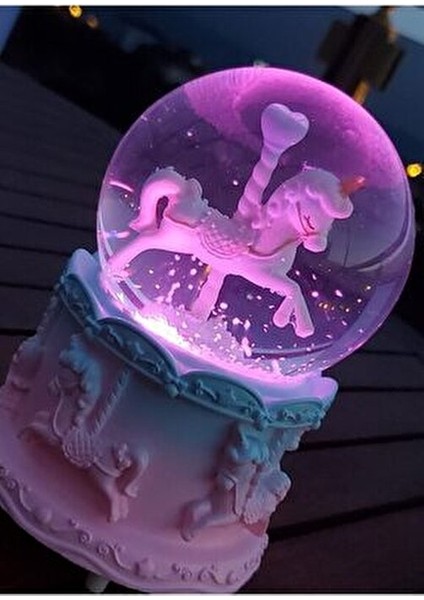 Atlı Karınca Tasarımlı Renk Değiştiren Müzikli Işıklı Kar Küresi Klasik Müzikli Kar Küresi fiyatları