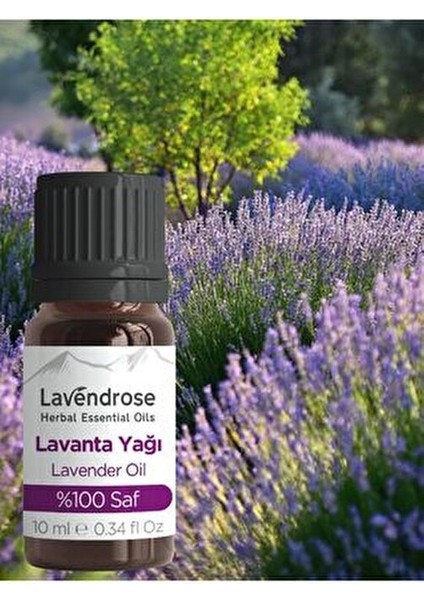 Lavanta Yağı %100 Saf - Bitkisel Aromaterapi Lavanta Uyku ve Stres Yağı 10ML - Uçucu Yağ fırsatları