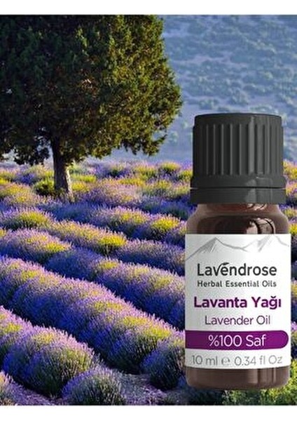 Lavanta Yağı %100 Saf - Bitkisel Aromaterapi Lavanta Uyku ve Stres Yağı 10ML - Uçucu Yağ indirimleri