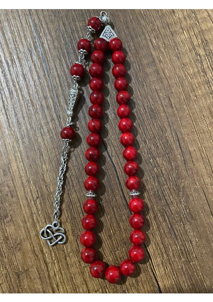 Kırmızı Turkuaz Tesbih modelleri