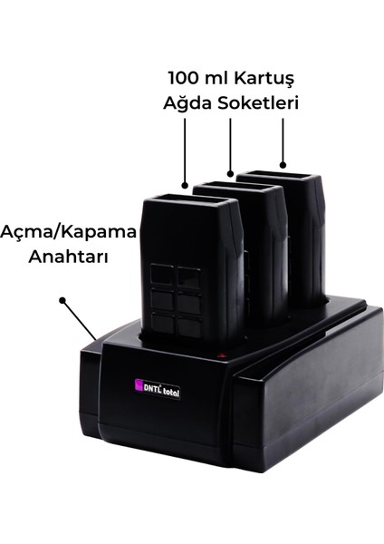 Dntltotal Trio Serisi 3'lü 100 ml Kartuş Ağda Makinesi fiyatları