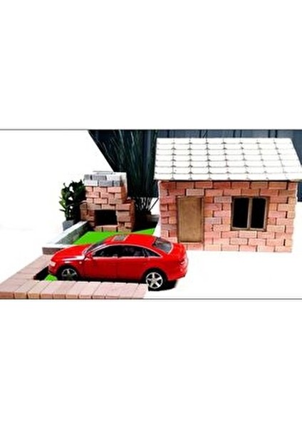 HİTİT Mini İnşaat Seti 400 Adet Tuğla ve 50 Adet Beyaz Tuğla ile Yüksek Kaliteli Hobi Seti