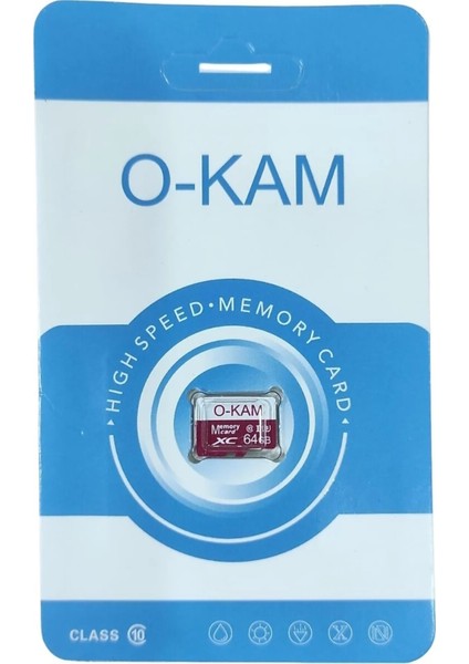 Okam 64Gb Hafıza Kart Micro SD Yüksek Hızlı Class 10 fiyatları
