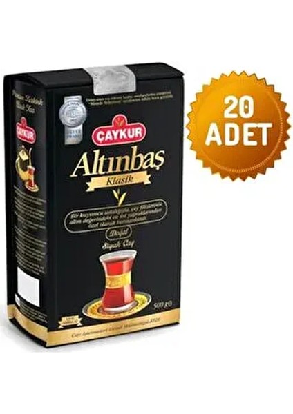 Altınbaş Dökme Çay 500 gr 20 Adet Lezzetli Aroma ile Kaliteli Çay