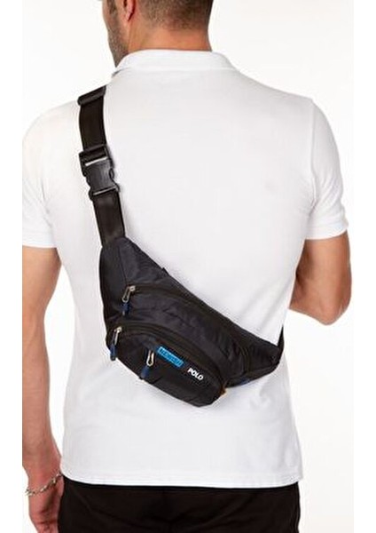 Adelina Siyah Tekstil Çapraz Askılı Omuz ve Bel Çantası Günlük Kullanım İçin indirimleri