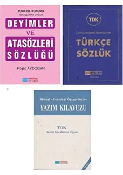 TDK Uyumlu Sözlük Seti Cep Boy 2022 Yılı Basım