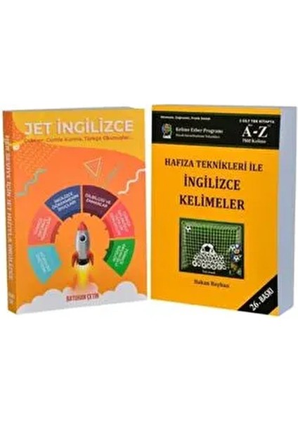 Hafıza Teknikleri ile Ingilizce Kelimeler ve Jet Ingilizce Ebat: 14X20CM)