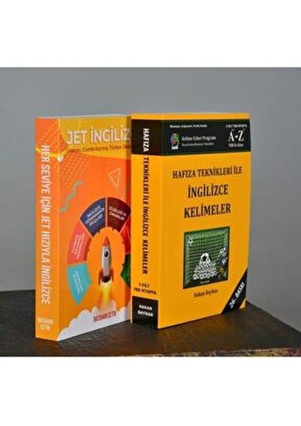 Hafıza Teknikleri ile Ingilizce Kelimeler ve Jet Ingilizce Ebat: 14X20CM)