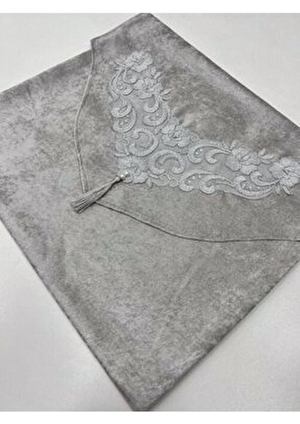 Lüks Kadife Püsküllü Güpürlü Işlemeli Çeyizlik Zarf Bohça Klasik Model fiyatları