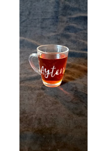 Kişiye Özel Isimli Cam Vega Kupa Bardak, Isme Özel Hediyelik Cam Kupa Fincan