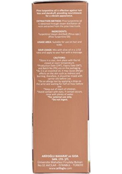Saf Çam Terebentin Yağı 50 ml Onarıcı Etki ile Besleyici Vücut Bakım Ürünü indirimleri