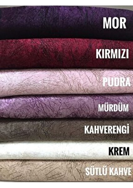 Koltuk Çekyat Örtüsü Açık Gri Damar Desenli Parlak Kaymaz Taban Süngerli Üst Kumaş Kadife 1ADET