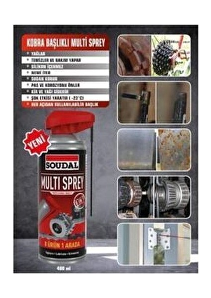 Multi Sprey Yağlayıcı-Pas Sökücü 400 ml fiyatları