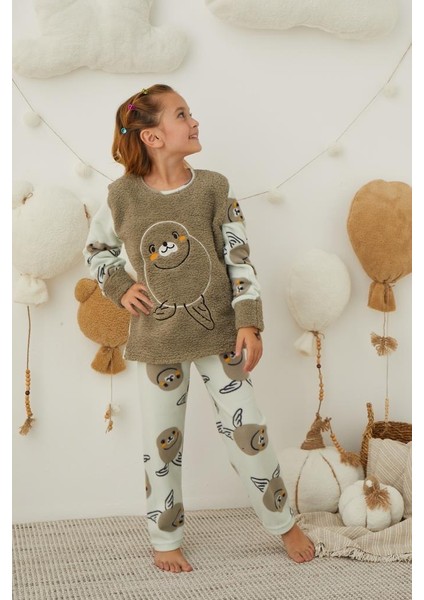 Kız Çocuk Welsoft Polar Pijama Takımı 42233 fırsatları