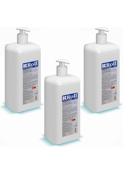 Antiseptik El Cilt Dezenfektanı (Antiseptiği) 1 Lt - 3 Adet