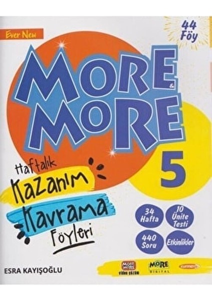 5. Sınıf More & More Haftalık Kazanım Kavrama Föyleri Kurmay Elt