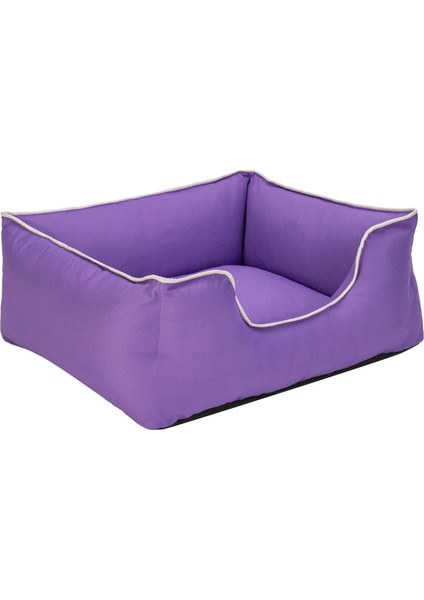 Zengezur Pet Comfort Alpha Kedi ve Köpek Yatağı Mor W Beyaz Biye S 60X50CM fiyatları
