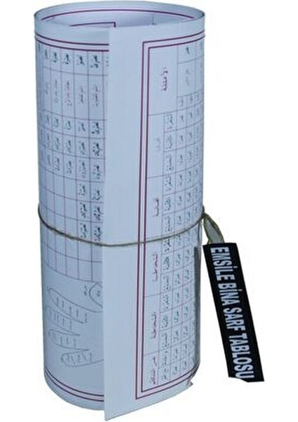 Arapça Emsile Şeması Bina Sarf Tablosu Kolektif Yazar Ciltsiz 30x40 cm