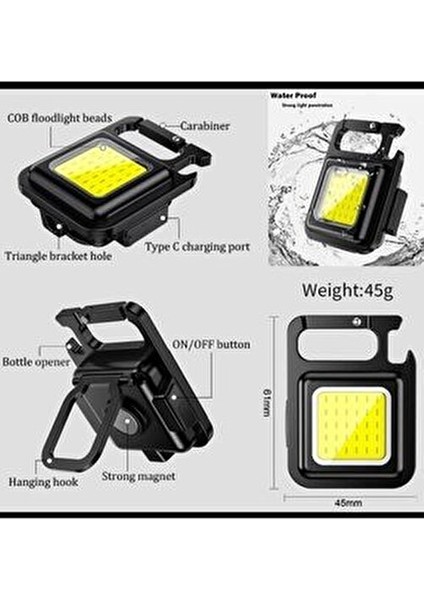 Nanopro 1000 Lümen USB Güçlü LED Fener