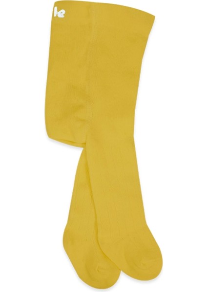 Bistyle Derby Mix Tekli Penye Külotlu Çorap BS50102M Sarı