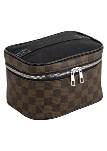 Pratik 2'li Makyaj Organizatörü Polyester Malzemeden Şık Seyahat Çanta Seti fırsatları