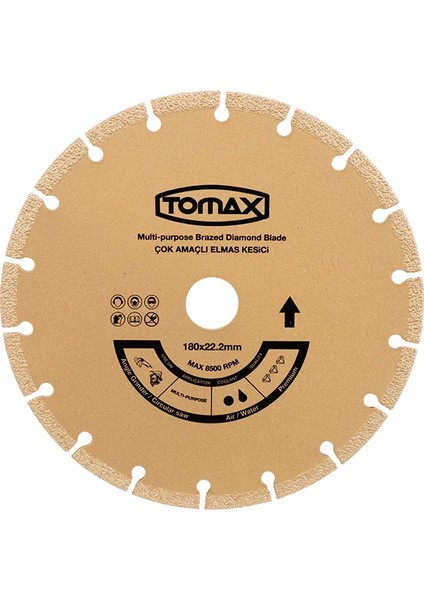 Çok Amaçlı Elmas Kesici Disk - 115X22