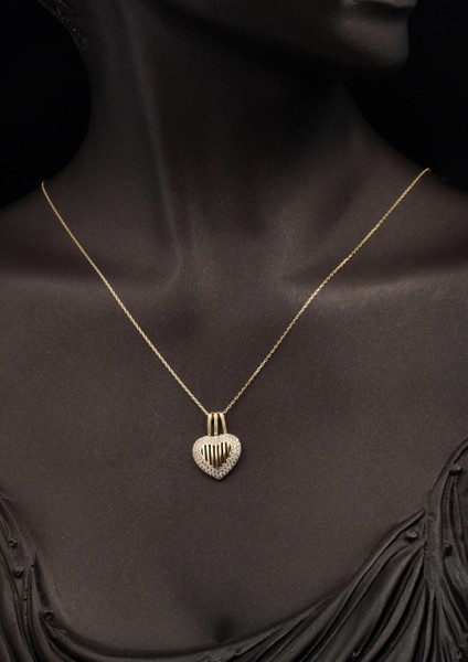 14 Ayar Altın Kalpli Kolye fiyatları