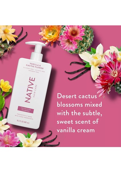 Vanilla & Cactus Flower Hacimlendirici Şampuan 487ML indirimleri
