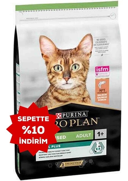 Somonlu Kısırlaştırılmış Kedi Maması 10KG