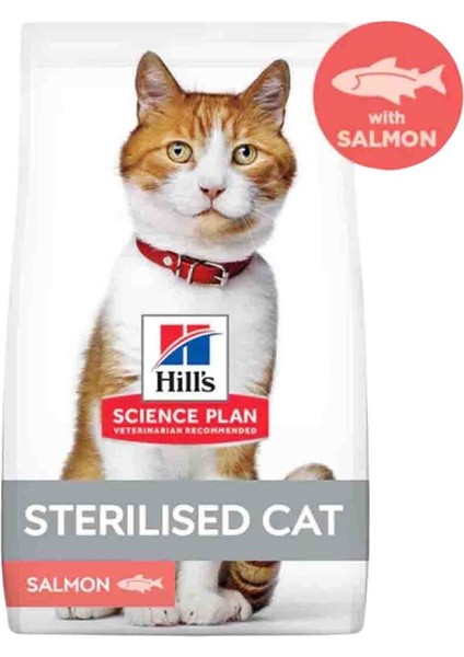 Hills Somonlu Kısırlaştırılmış Yetişkin Kedi Maması 1,5kg