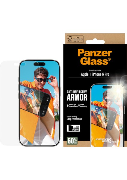 iPhone Anti-Reflective Armor 17 Pro Çerçeve Aparatlı Armor Ekran Koruyucu fiyatları