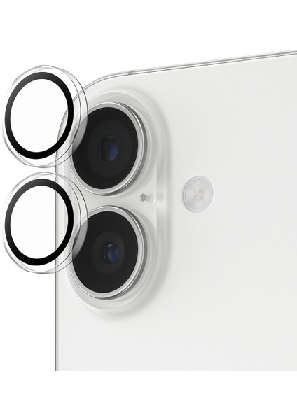 Hoops iPhone 17 | iPhone 16 | 16 Plus Transparent Kamera Lens Koruyucu