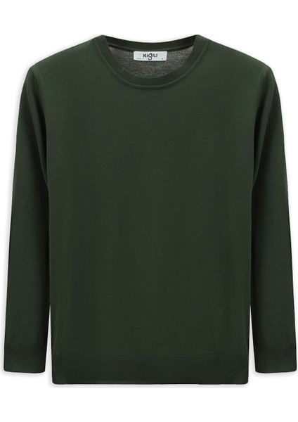 Bisiklet Yaka Regular Fit Triko Kazak