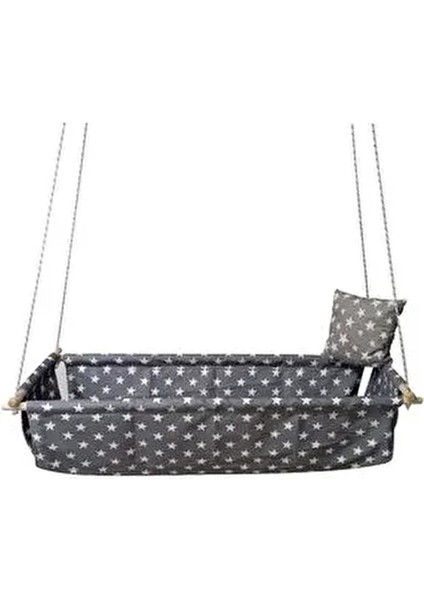 Bebek Çocuk Çingene Beşiği Grı Yıldızlı fiyatları