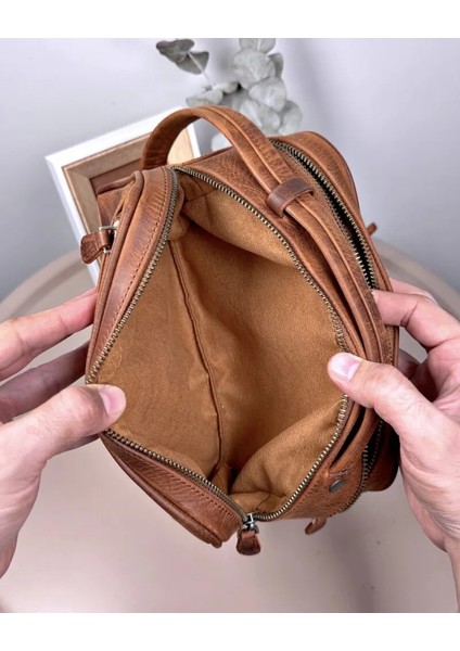 Büyük Erkek El Çantası Hakiki Deri Fındık Renk 2104 fiyatları