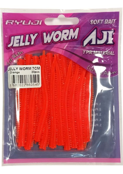 Jelly Worm Tpr 7.5cm, 20AD. Ağır Kokulu fırsatları