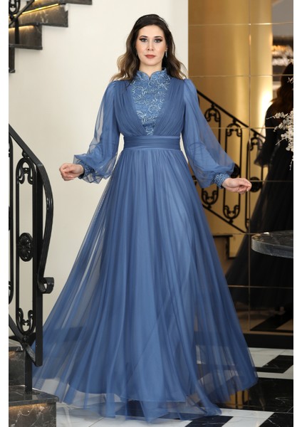 Hazal Büyük Beden Tesettür Abiye