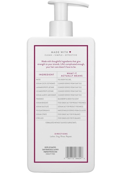 Blackberry & Green Tea Güçlendirici Şampuan 487ML fiyatları