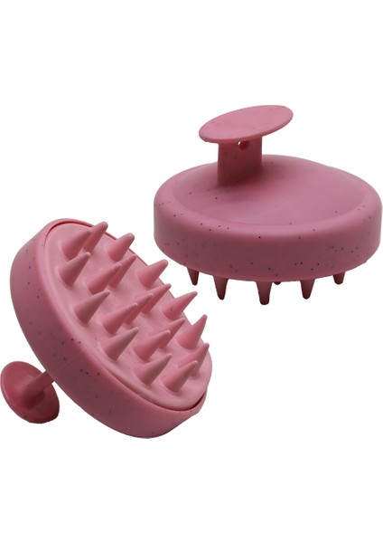 Silikon Uçlu Pratik Saç Masaj - Duş Fırçası (4989)