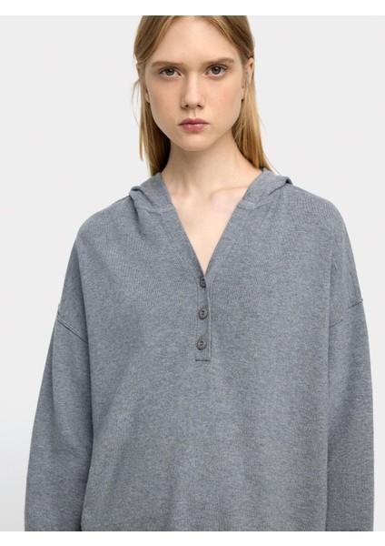 Kapüşonlu Örme Kazak fiyatları