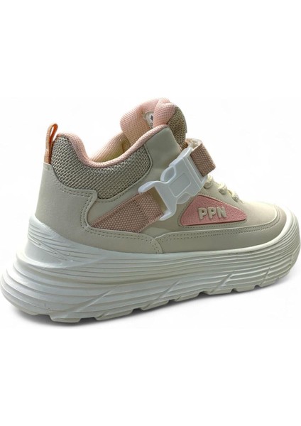2036 Ortopedik Kız Çocuk Krem/pudra Spor Bot modelleri