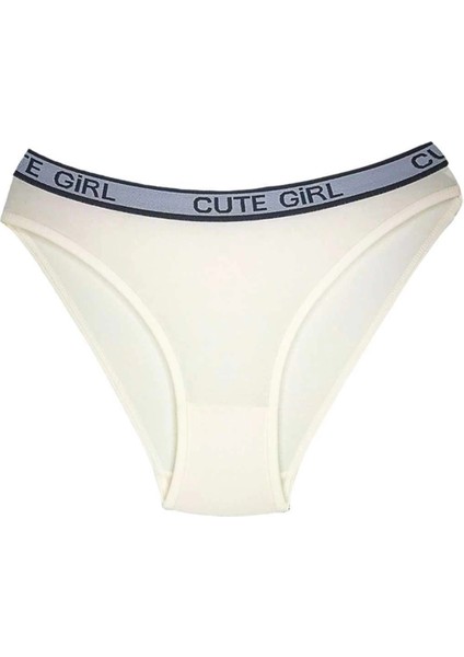 5 Adet Beli Yazılı Pamuklu Kalın Lastik Kadın Slip Külot fiyatları