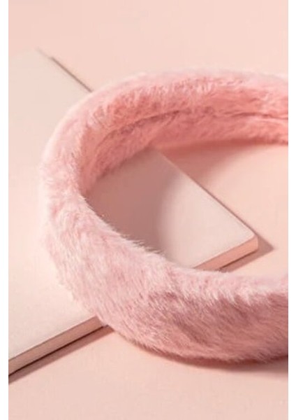 Kadın Pembe Teddy Tüylü Peluş Taç fiyatları